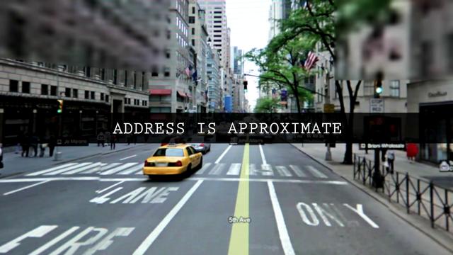 Address is Approximate (dir. Tom Jenkins)